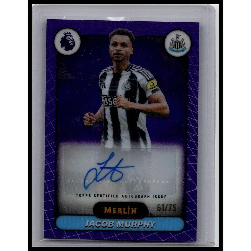 2026 Merlin Premier League Jacob Murphy #MV-MP Newcastle United /75 auto